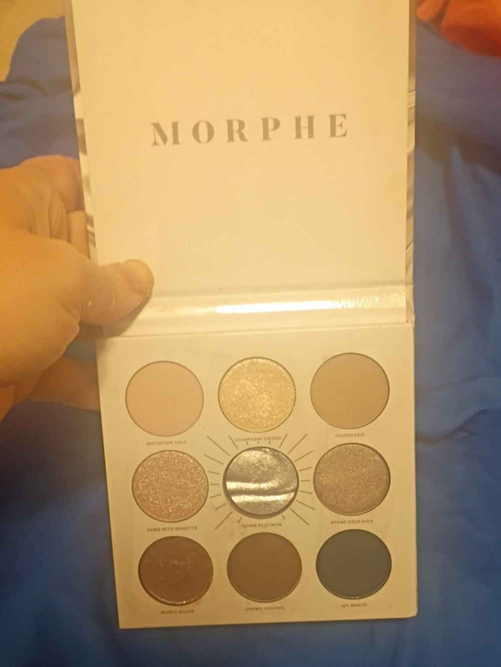 Morphe Neutral Eyeshadow Palette — Cream, Gold & Taupe Tones